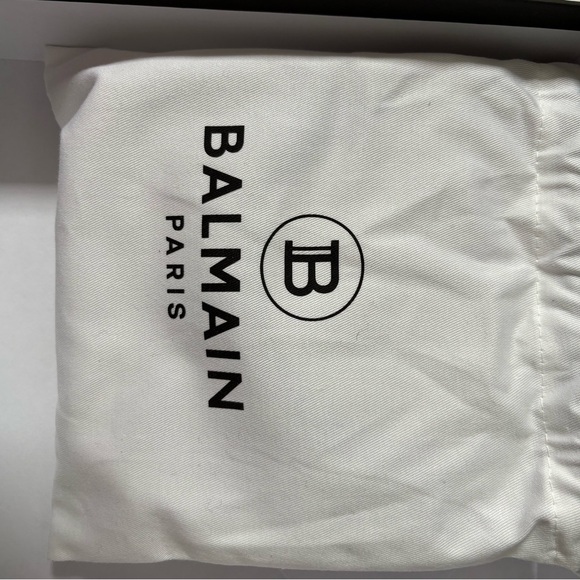 Balmain Noir Belt with Silver Accents - Picture 4 of 7